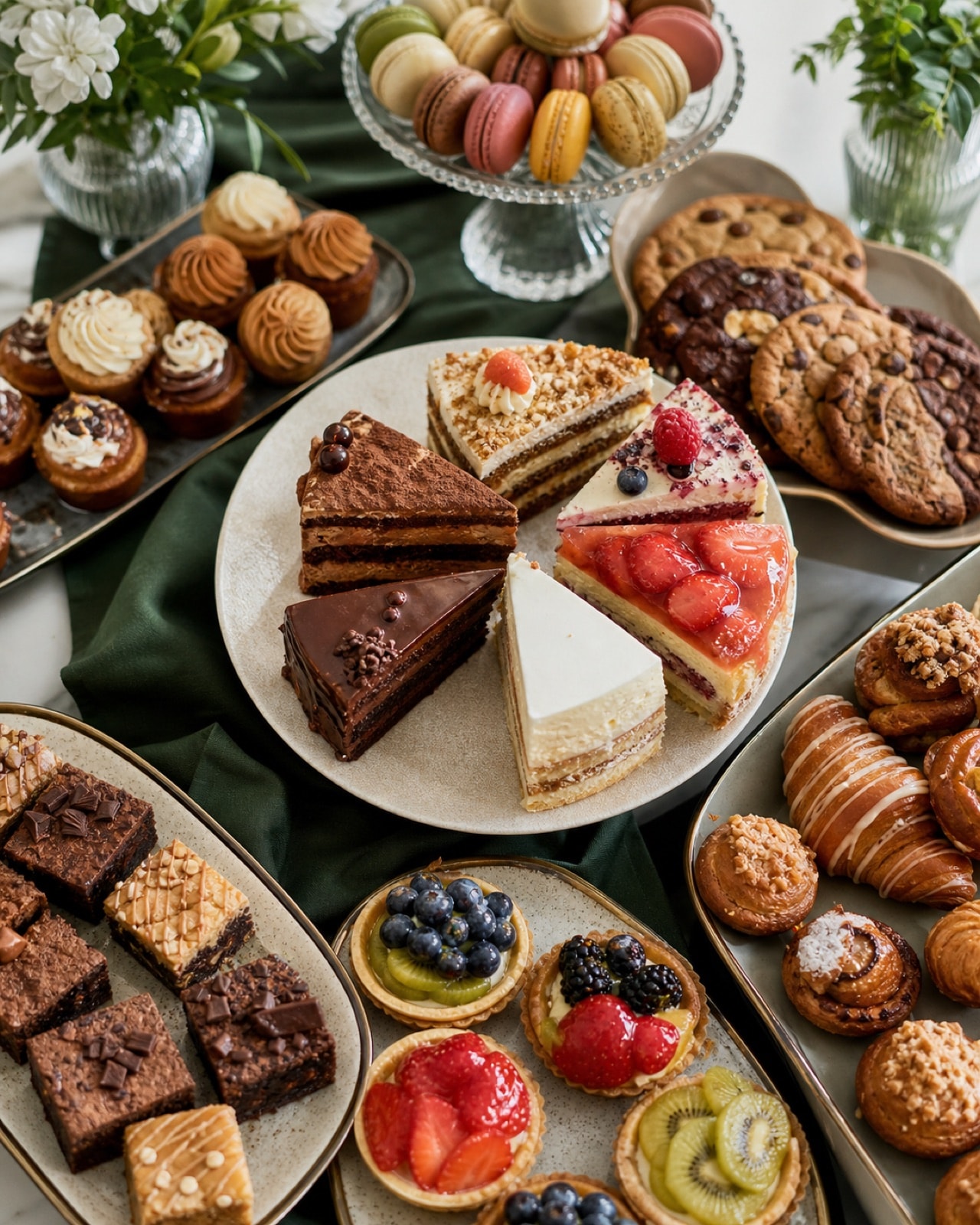 Colleagues planning and sharing a workplace meal