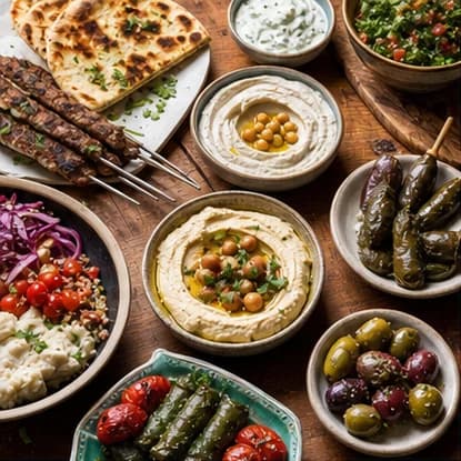 Taste of Mediterranean food