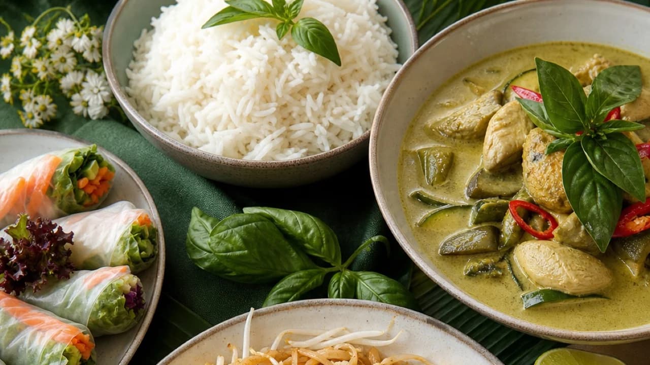 Crystal Thani thai dishes