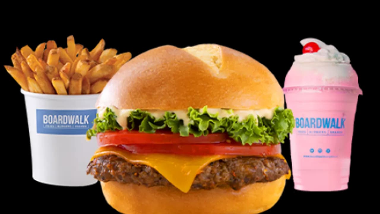 Official Boardwalk Fries Burgers Shakes brand image