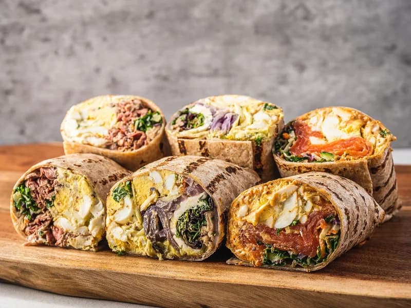 Roasted Veggie Wrap from Porta Via