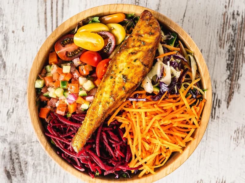 Roasted Tofu Boxed Salad from Porta Via