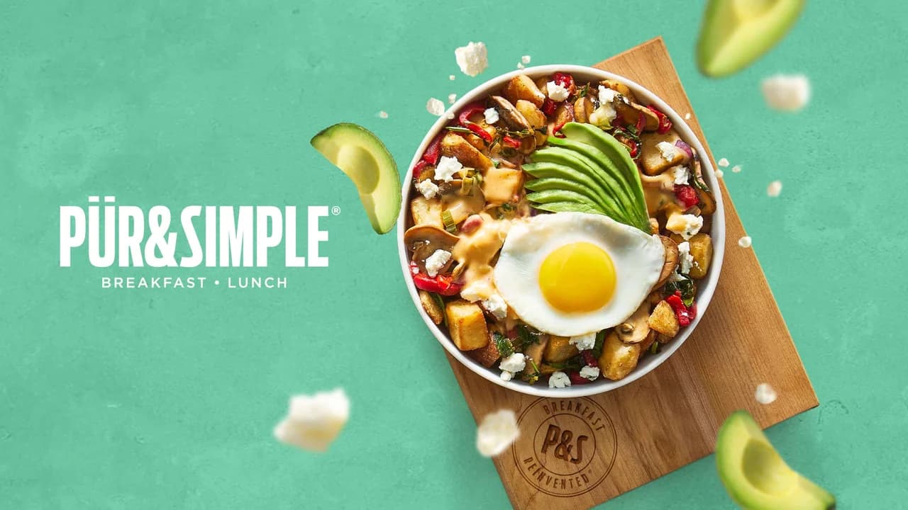 Pür & Simple breakfast dishes