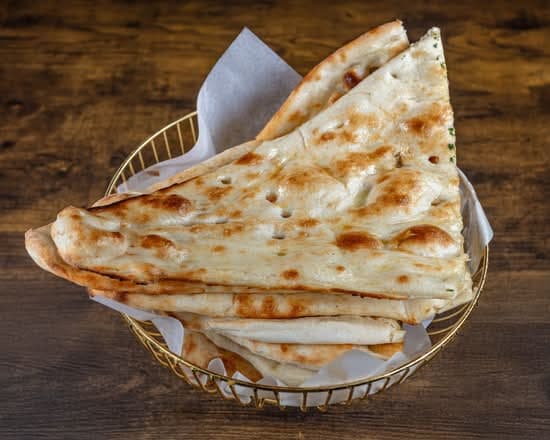 Garlic Cheese Naan from Saffron Mahal Indian Cuisine