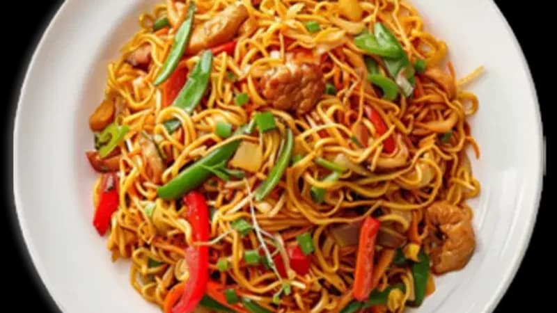 Chicken Hakka Noodles from Saffron Mahal Indian Cuisine
