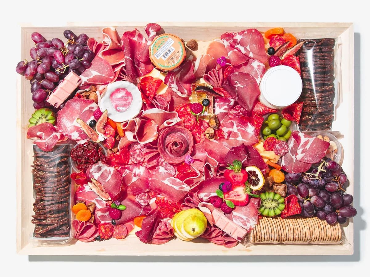 Small Meat Lover Charcuterie Board by The Graze Anatomy
