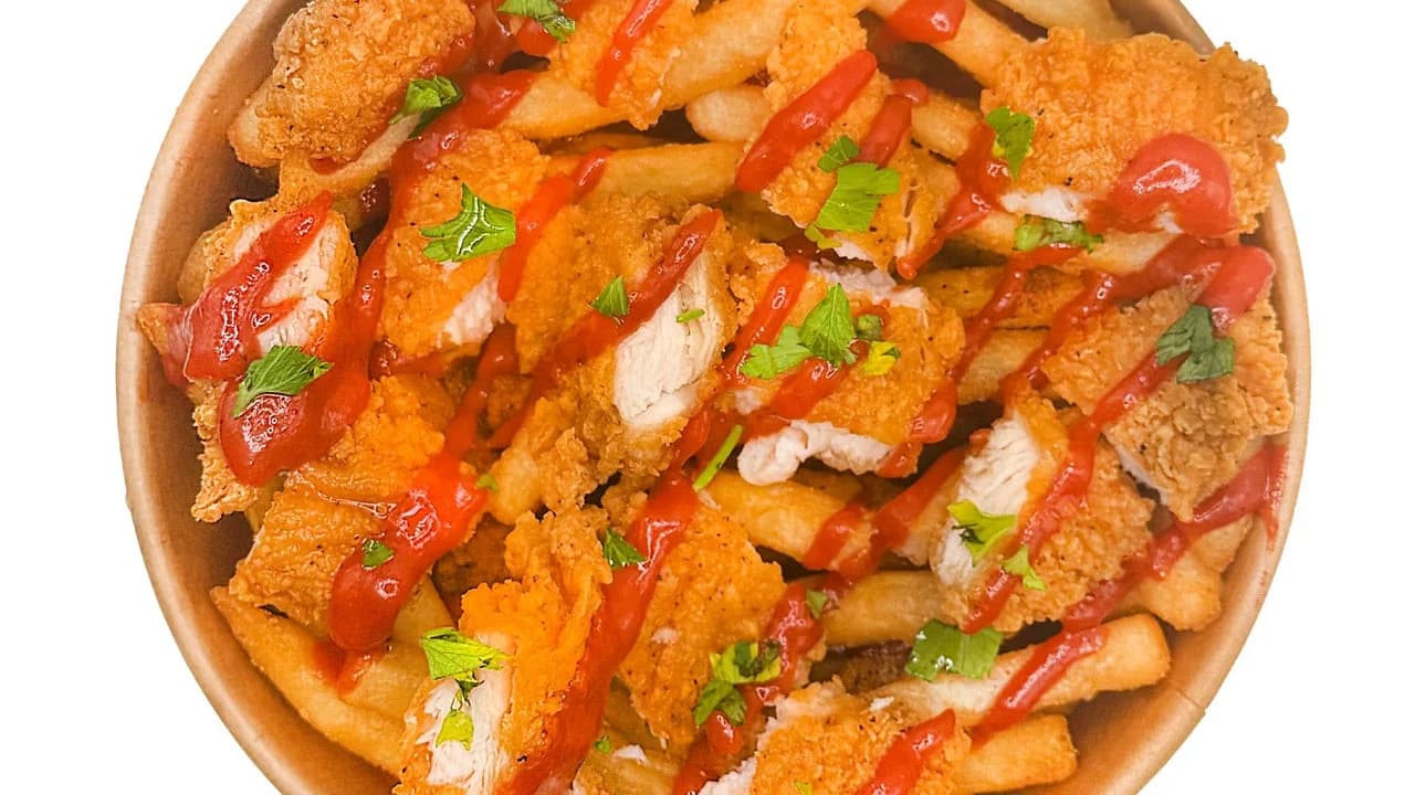 Hot Chicken Bowl from Tut's Egyptian Street Food