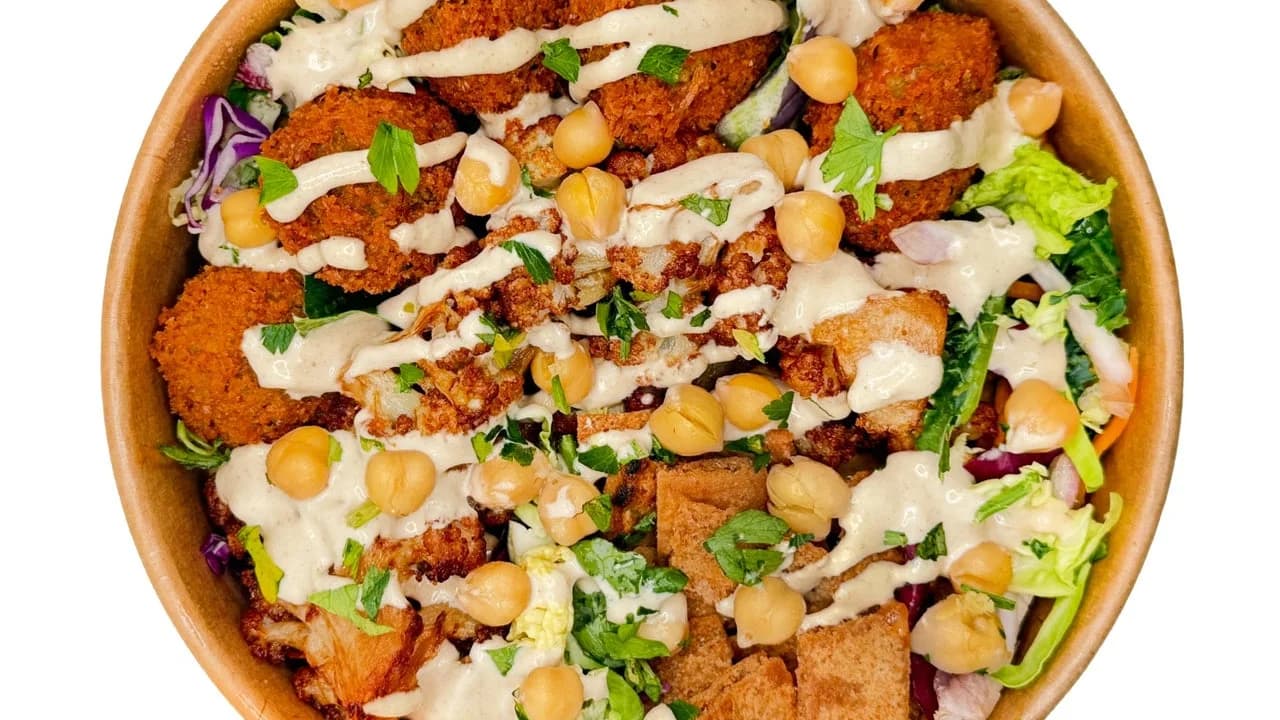 Veggie Crunch Bowl from Tut's Egyptian Street Food